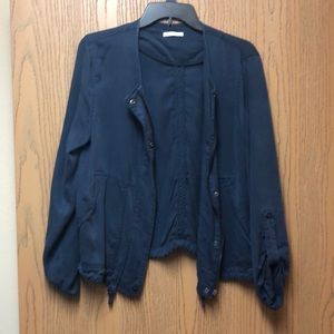 Casual navy blue jacket